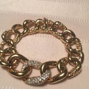 John Medeiros 14 karat overlay 8" link bracelet